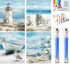 4 Stück Malen Nach Zahlen