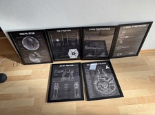 STAR WARS Bilder Leinwand Im Bilderrahmen 50x70