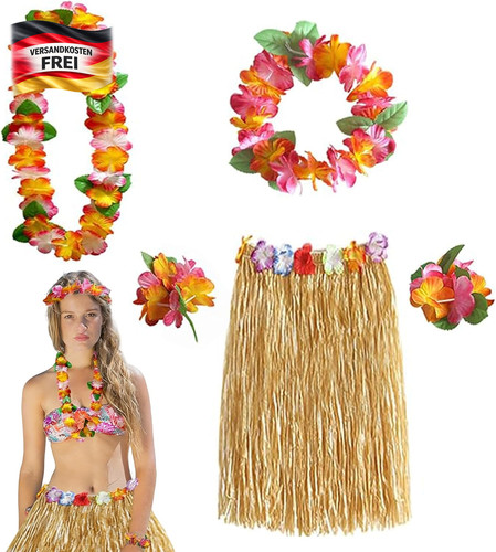 Hula rock kostüm - kostüm, set