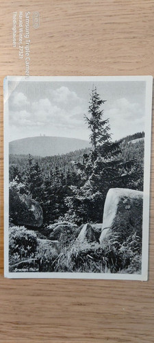 Postkarte brocken - brocken,