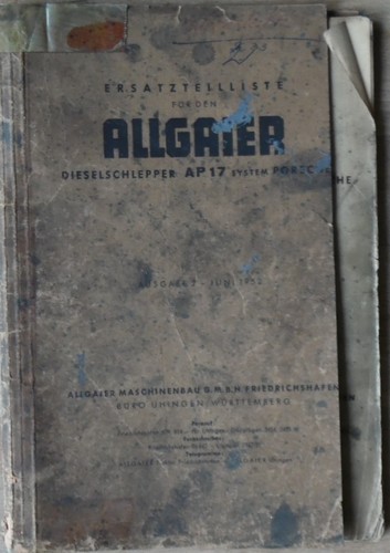 Allgaier schlepper 17 - ap,