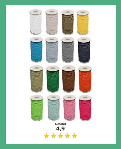 Gummikordel 3mm - 3, m
