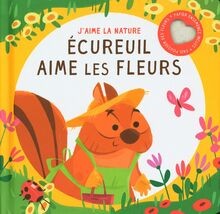 Ecureuil aime les - fleurs, von