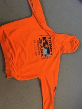 Tommy jeans hoodie orange - orange,