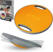 DH FitLife Balance Board, Wackelbrett, Balance Pad mit Griffen extra groß Ø 42cm