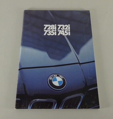 Prospekt broschüre bmw 7er - broschüre,