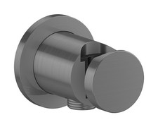 hansgrohe  AXOR One Portereinheit rund, 48780340, Farbe: Brushed Black Chrome