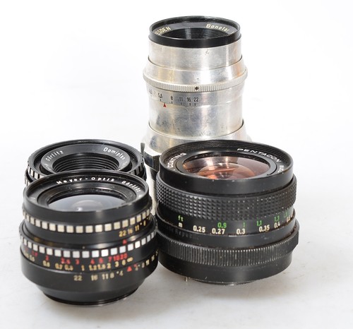 Vintage m42 objektiv - objektiv, konvolut