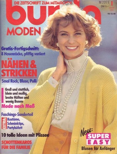 Burda moden januar - moden, 1991