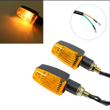 2 x Motorrad Blinker Bernstein