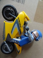 Playmobil 4215 Wurfgleiter Jet Team Pilot Gleiter mit 5116 Motorrad