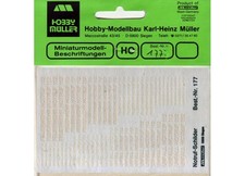 Hobby müller decals - hobby-müller-decals, 177