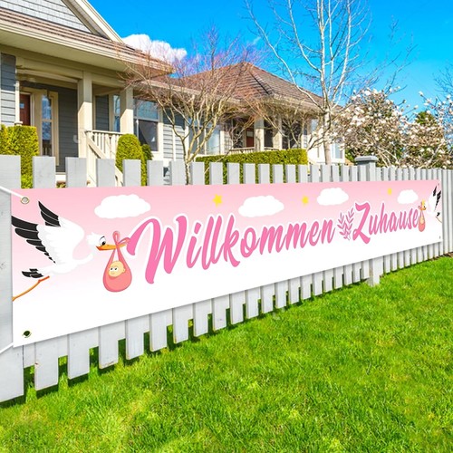 Willkommen zuhause banner - willkommen,