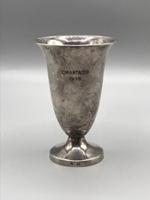 Vintage silber kelch becher - silber,