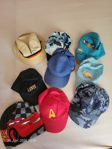 Jungen konvolut baseballkappen - jungen,