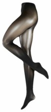 Falke Damen Matte Deluxe Einfach Polyamid Strumpfhose - Schwarz