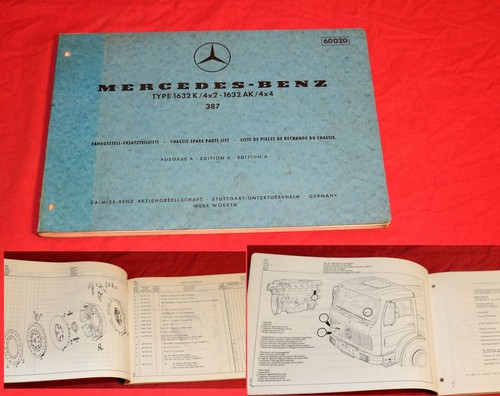 Ersatzteilliste mercedes 1632 - mercedes,
