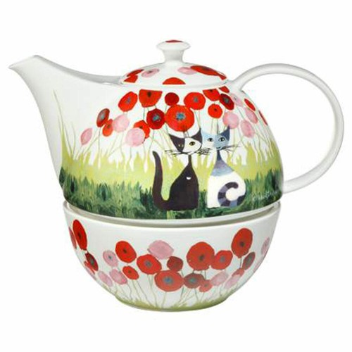 Goebel teekanne mit stövchen - goebel,