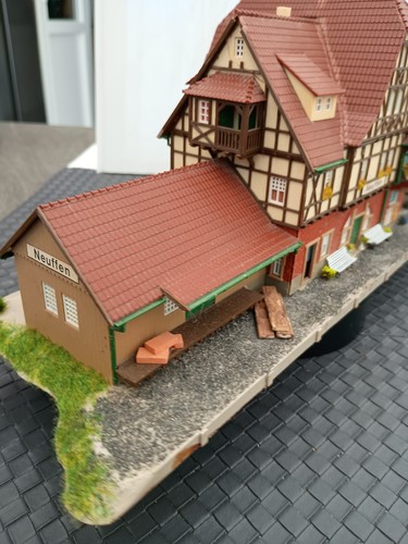 Eisenbahn modellbau bahnhof - eisenbahn,