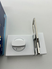 Basi KS 500 Kasten Tür Zusatzschloss mit Sperrbügel käntig 45mm Dornmaß weiß