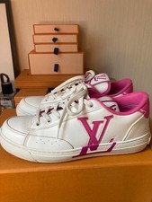 LV Louis Vuitton Charlie  Sneaker  Weiss  Pink gr. 38