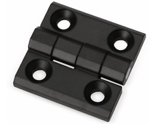 SCHARNIER 40 x 40 mm HOCHBELASTBARES METALLSCHARNIER Schwarz lackiert