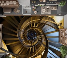 3D Wendeltreppe Q3233
