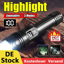 99000000LM Taschenlampe LED 5000 Meter Taktisches Fackel Arbeitslicht Aufladbar