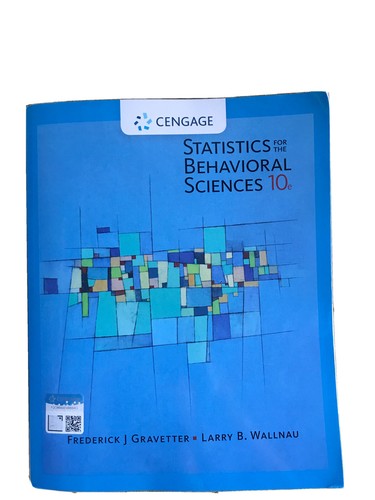 Statistics for the behavioral