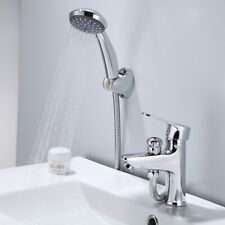 ZXC 3800-1A Hochdruck Bad Armatur mit Brauseanschluss und Brause-Set in Chrom