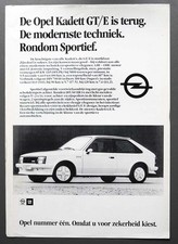 Prospekt Opel Kadett D GT/E von 1981