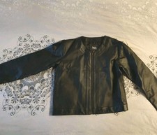 Echtlederjacke Vintage Schwarz