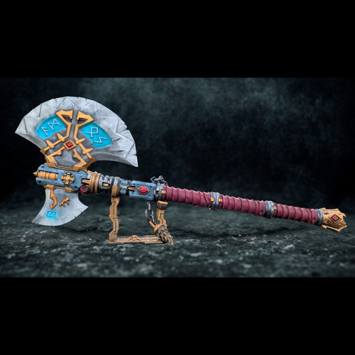 Vargr stahl rune axt - stahl,