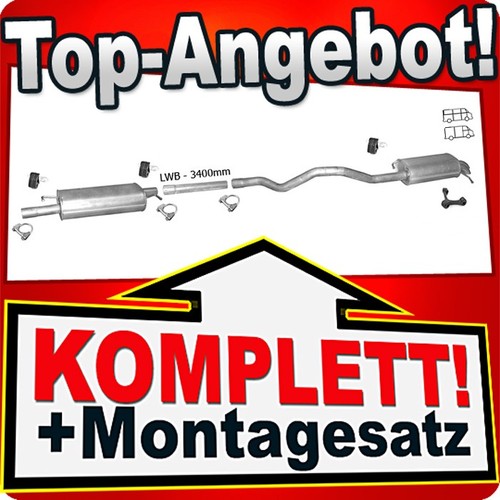 Auspuff für transporter - t5,