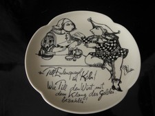 Rosenthal Studio Linie Sammelteller  Till Eulenspiegel in Köln"  Björn Wiinblad