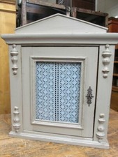 Antike Vitrine,Gründerzeit Wandschrank,Hängeschrank,Shabby chic Hängevitrine