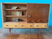 Wohnzimmerschrank Rülke 50er  Puppenstube Puppenhaus 1:12 dollhouse  cabinet