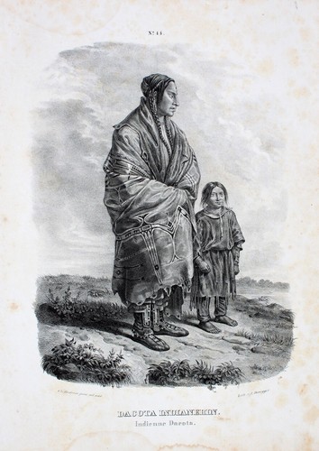 Dakota indianer natives santee - dakota,