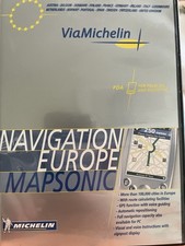 ViaMichelin MapSonic Europe Navigation Software für PDA, Palm OS und Pocket PC