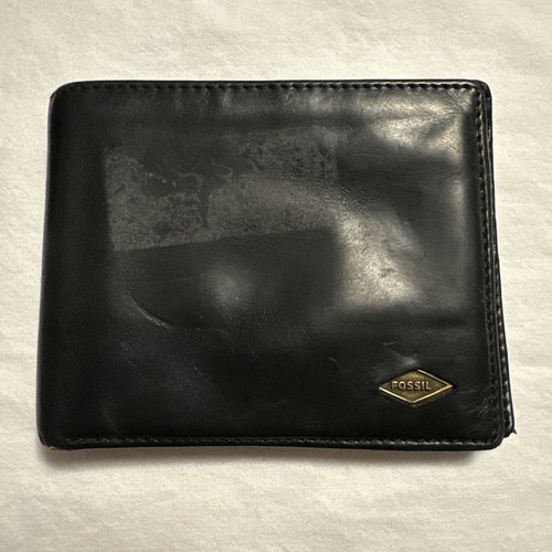 Fossil geldbörse schwarz - fossil,