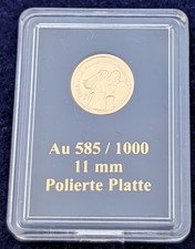 Gold 0,5g Münze Barren