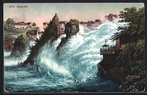 Ansichtskarte schaffhausen - ansichtskarte,