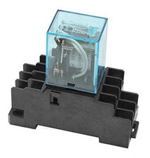 Relais 4x UM auch für Hutschiene geeignet 5A 12V 220V 250V Sockelrelais