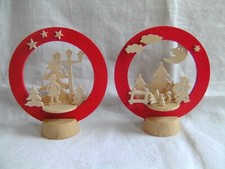 2 Sockelringe Weihnachtsmann