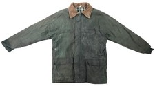 Men m green oilskin - green,