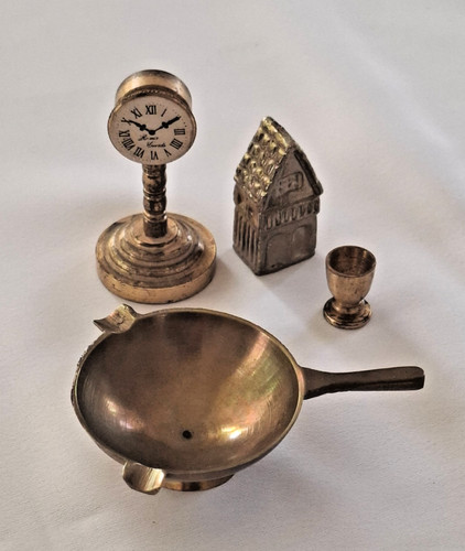 Vintage miniatur messing - miniatur,