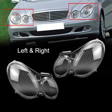 Paar Recht+Link Für Mercedes-Benz W211 02-08 Scheinwerferglas Scheinwerfer Linse