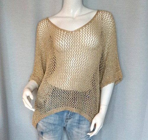 Hippie netz strick shirt - hippie,