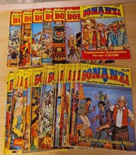 35 x Bonanza Comic Sammlung Hefte zwischen Nr. 3 - 62 Bastei Nr. 1 Sammelband