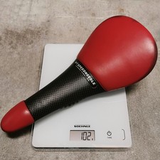 Tune Speedneedle Carbon Sattel rotes Leder 102 gr